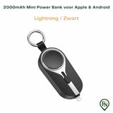 2-in-1 PowerBank Zwart / Lightning