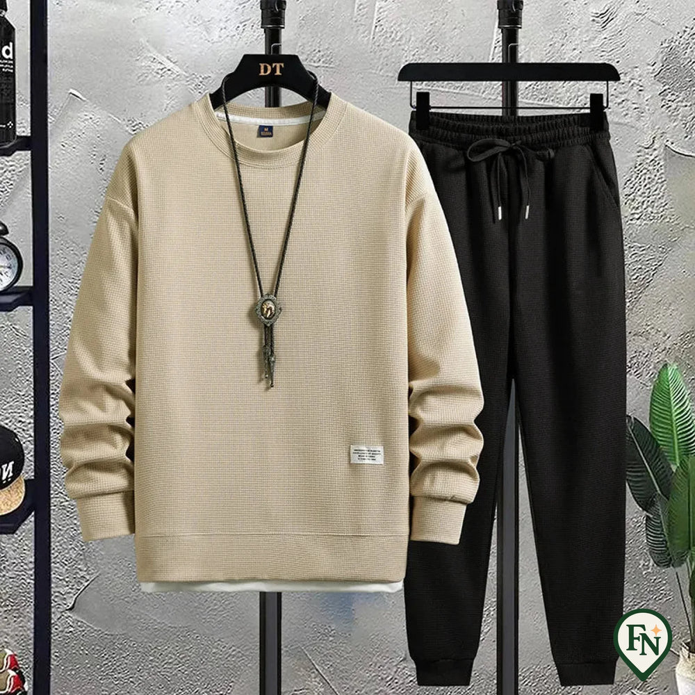 Chill Knit Set Beige / S