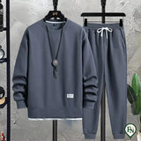 Chill Knit Set Donkergrijs / S