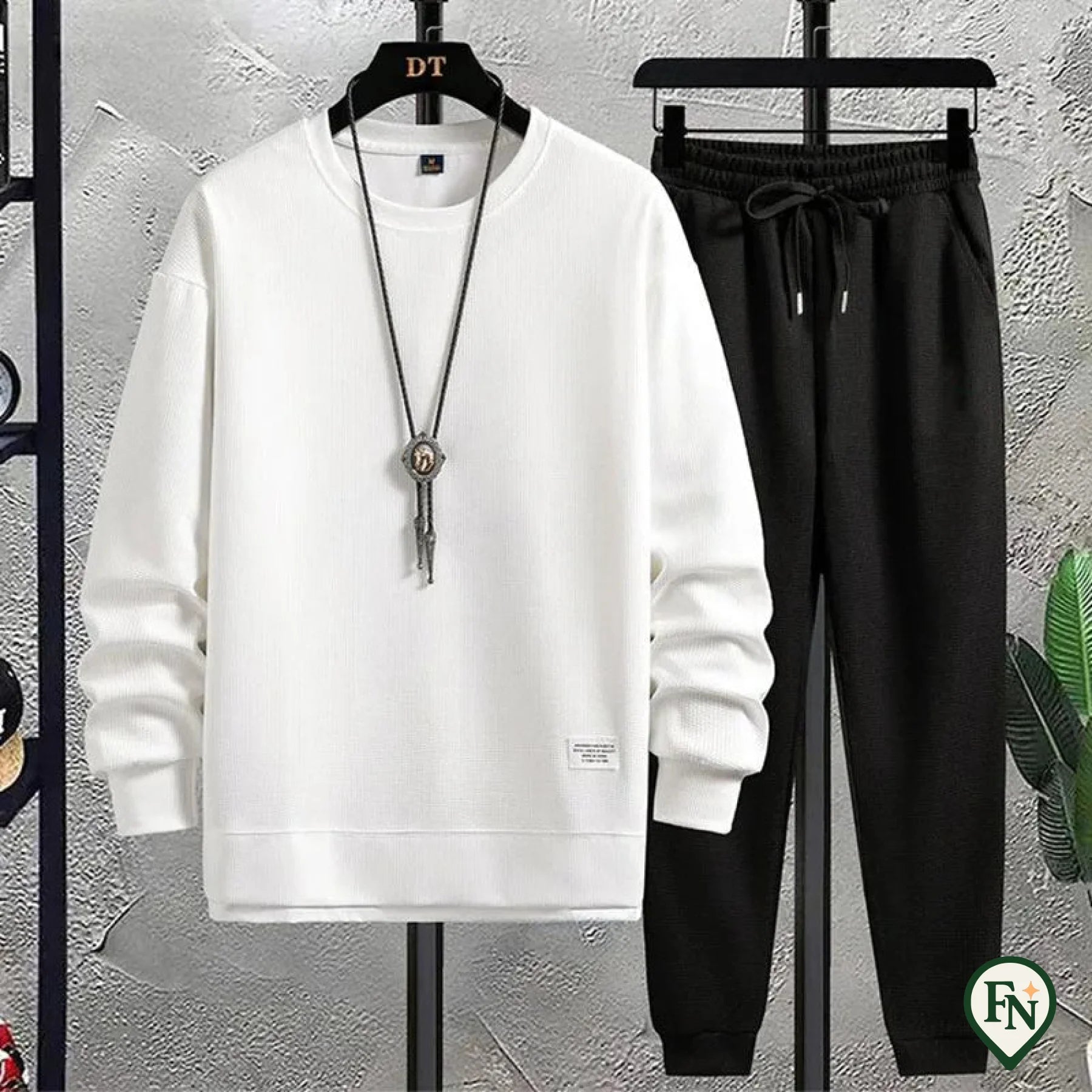 Chill Knit Set Wit / S