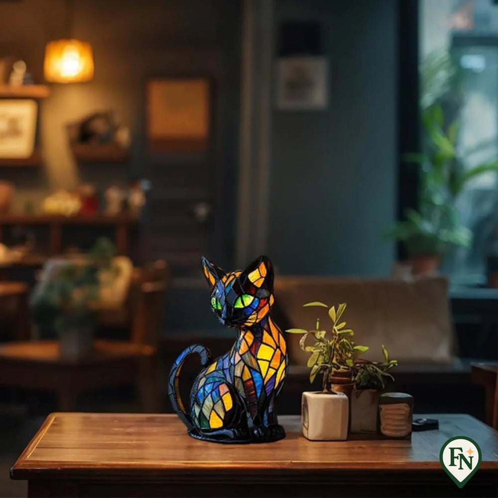 Glass Glow Cat