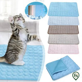Huisdier Koelmat Hond Kat Slaapmatje Cool Ice Zijde Vochtbestendig Matras Kussen Zomer Klein Dier Koud Bed 5 maten