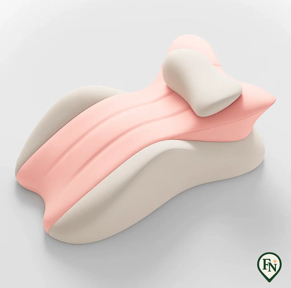 IntimiCushion™ – Ervaar Intimiteit op een Hoger Niveau Roze Wit