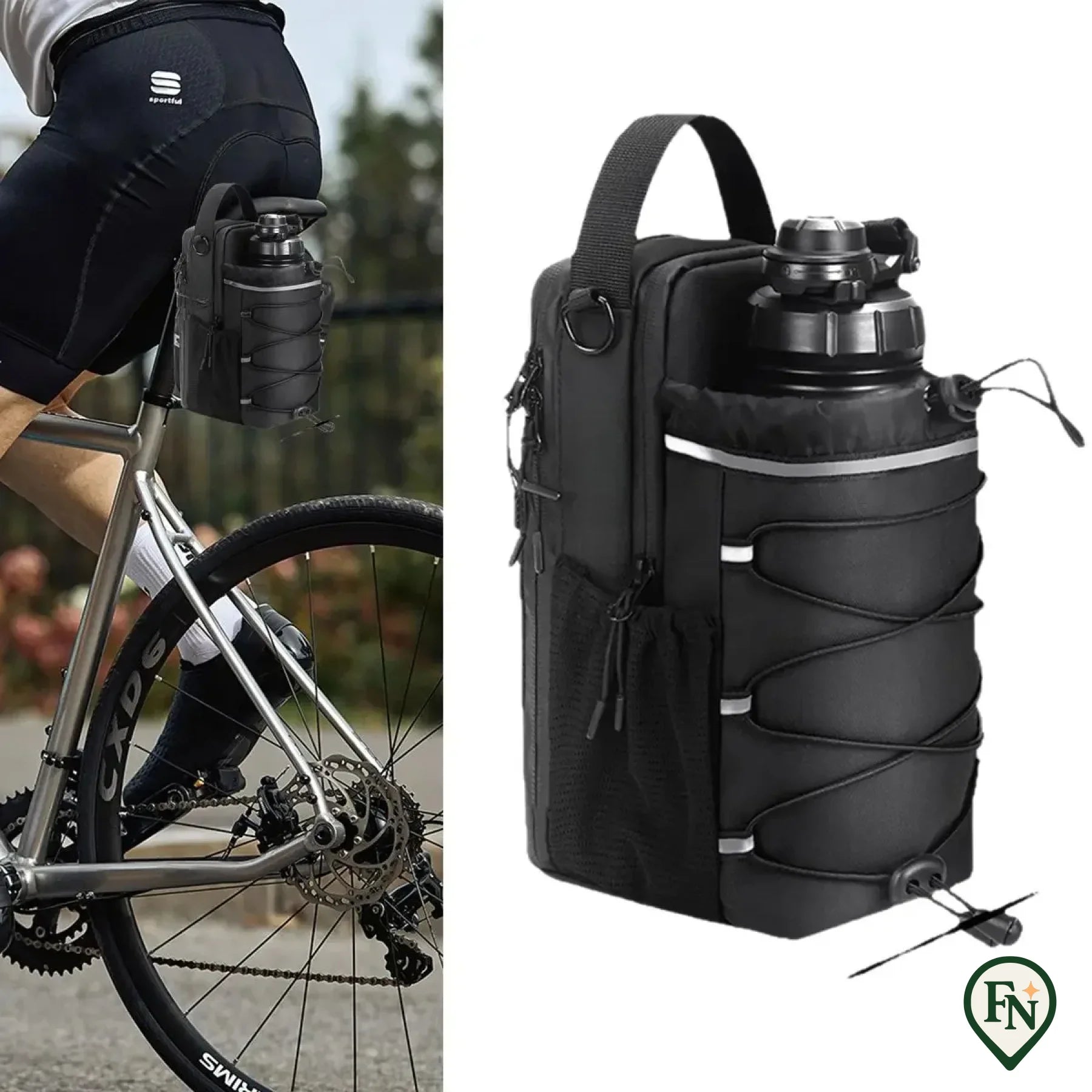 MagnoFit Bag™ – De Slimme Magnetische Sporttas Zwart