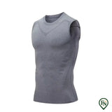 2Ionisch vormgevend vest voor heren IJszijde Afslankvest Body Shaper Compressieshirts Tanktop Buikcontrole Mouwloze
