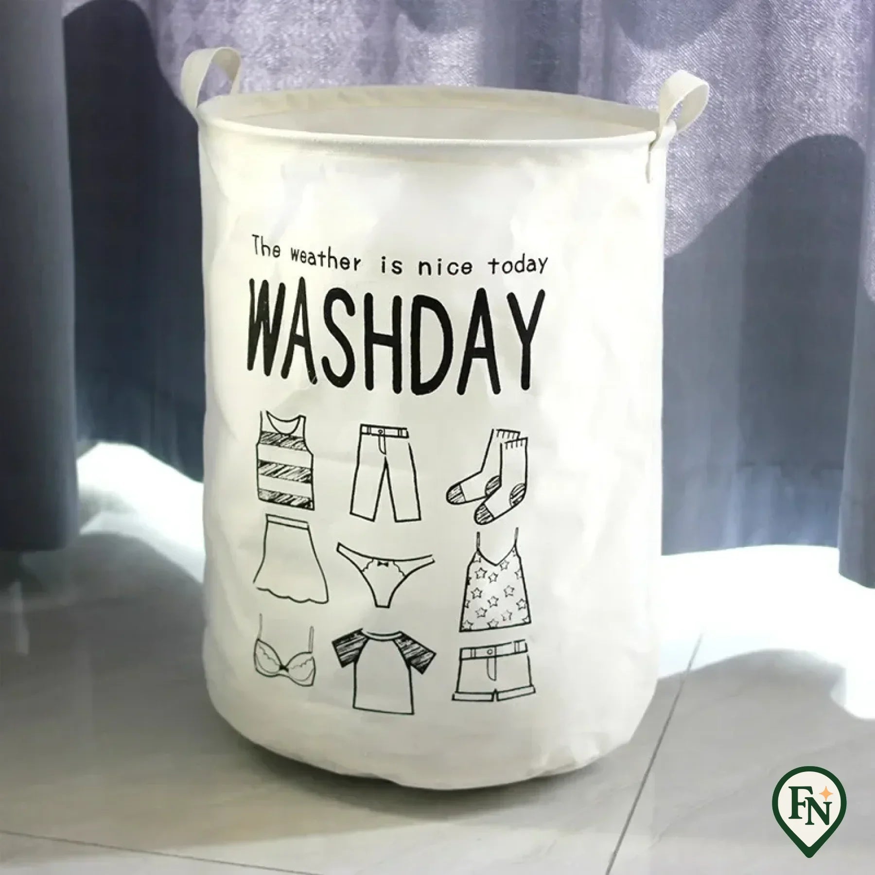 Huishoudelijke vuile stoffen mand Grote opvouwbare wasmand Opvouwbare waterdichte badkamer wasorganizer