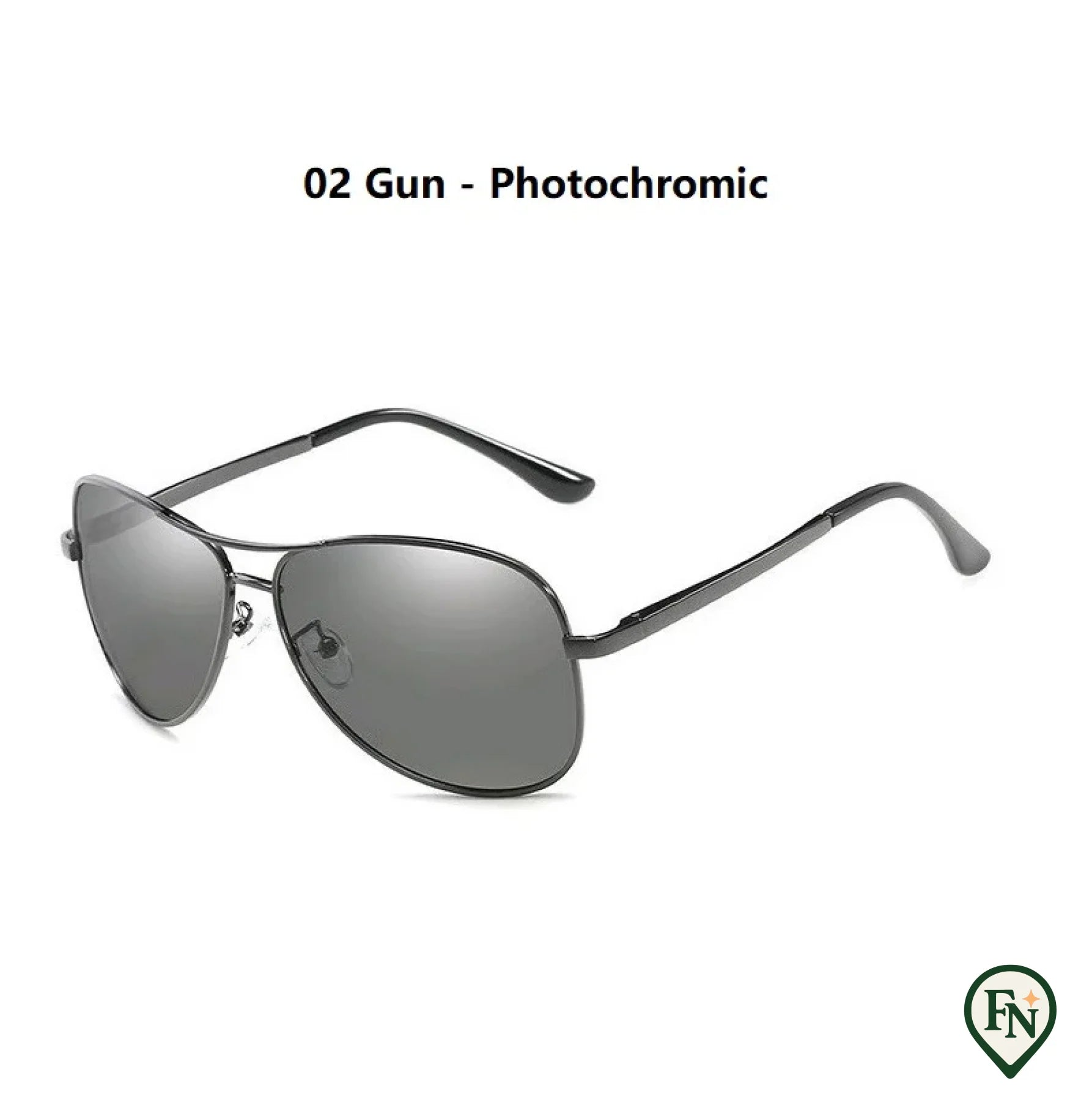 Luxe Gepolariseerde Piloten Zonnebril 7750(Gun-Photochromi