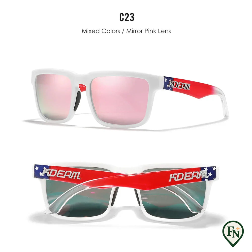 Gepolariseerde Zonnebril C23 mirrored pink