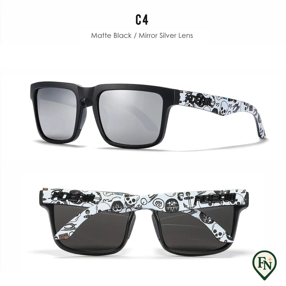 Gepolariseerde Zonnebril C4Mirrored Silver