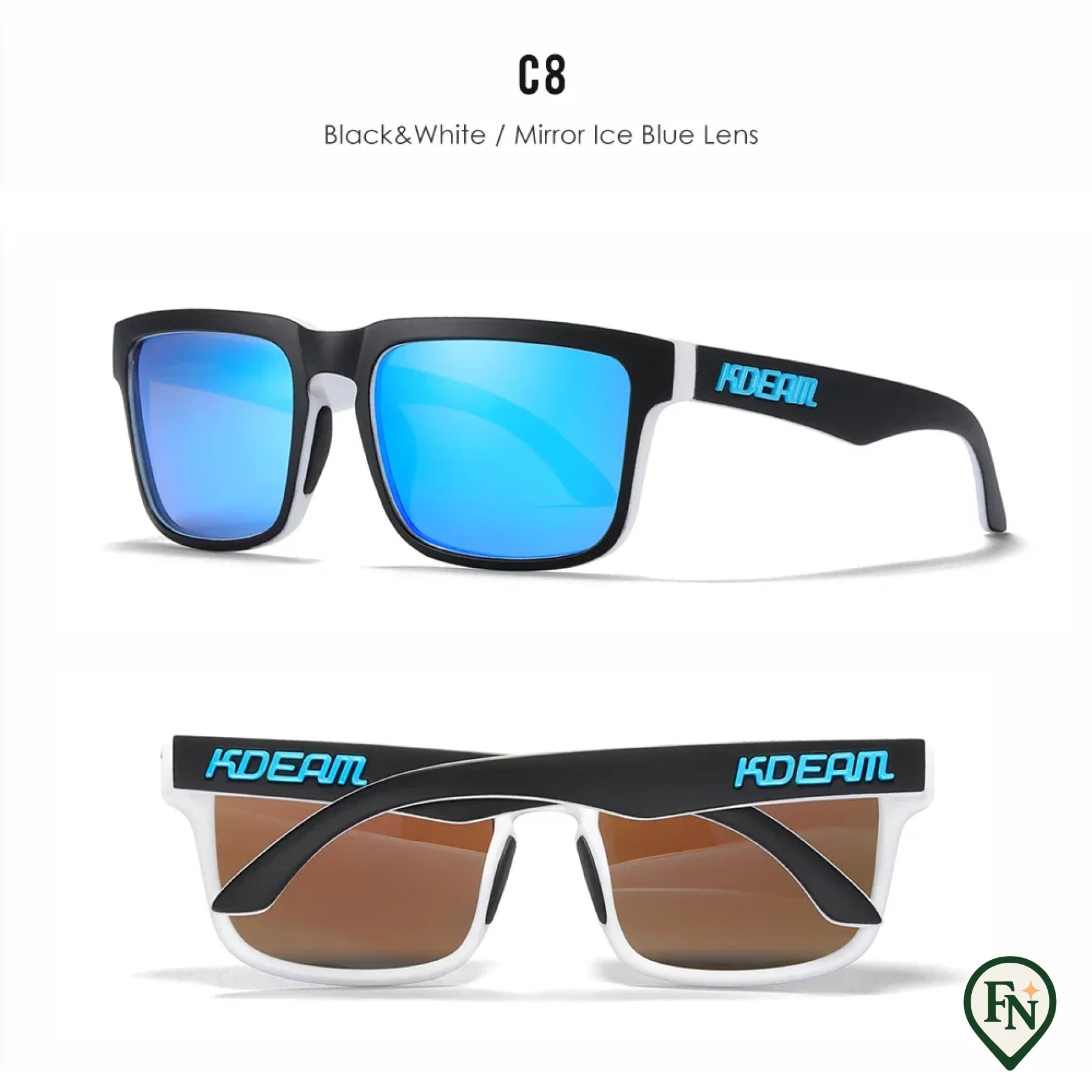 Gepolariseerde Zonnebril C8Mirror Ice Blue