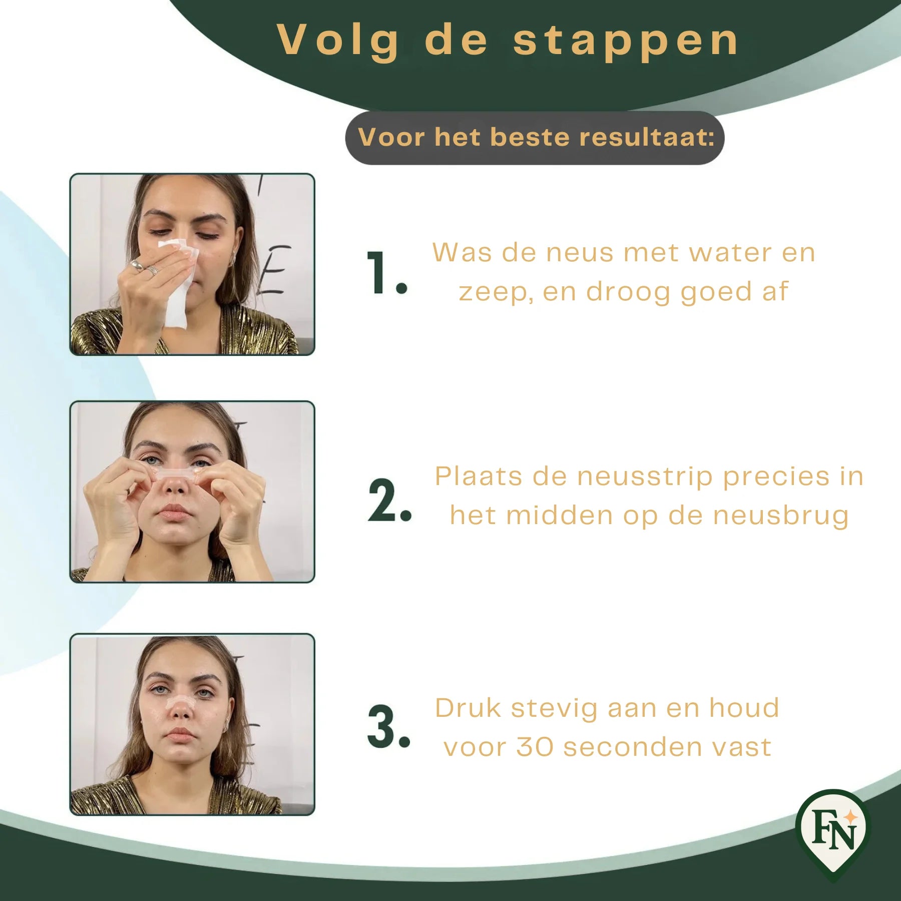 Transparante Neusstrips