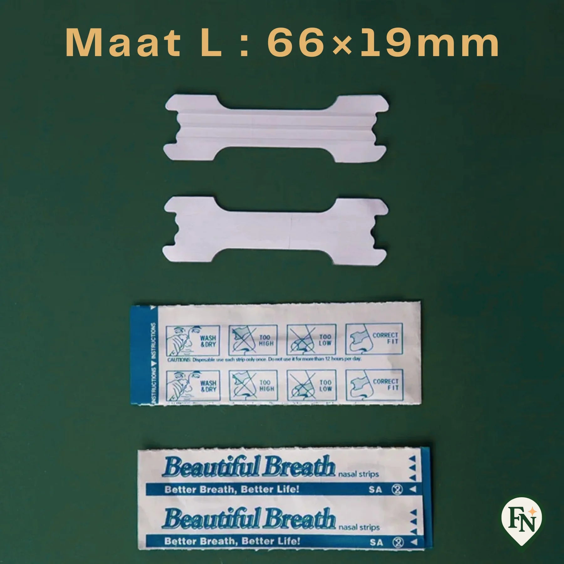 Transparante Neusstrips